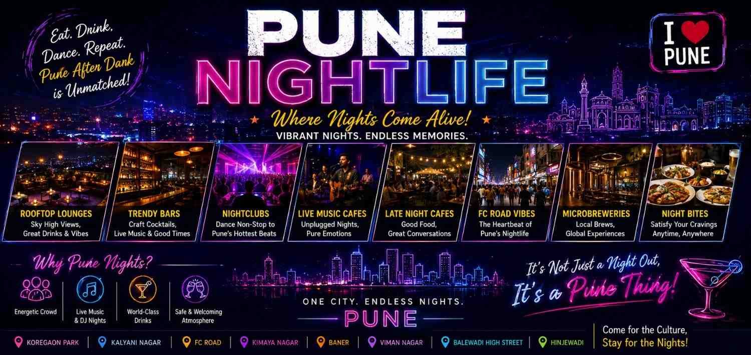 Pune Nightlife - Where Nights Come Alive Pune Nightlife - Where Nights Come Alive